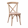Flash Furniture Advantage X-Back Chair In Medium White Grain