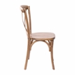 Flash Furniture Advantage X-Back Chair In Medium White Grain