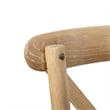 Flash Furniture Advantage X-Back Chair In Natural White Grain
