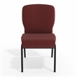 Flash Furniture Advantage Signature Elite Fabric Church Chair in Maroon