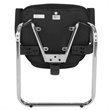 Flash Furniture Contemporary Mesh Sled Base Guest Chair in Black