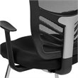 Flash Furniture Contemporary Mesh Sled Base Guest Chair in Black
