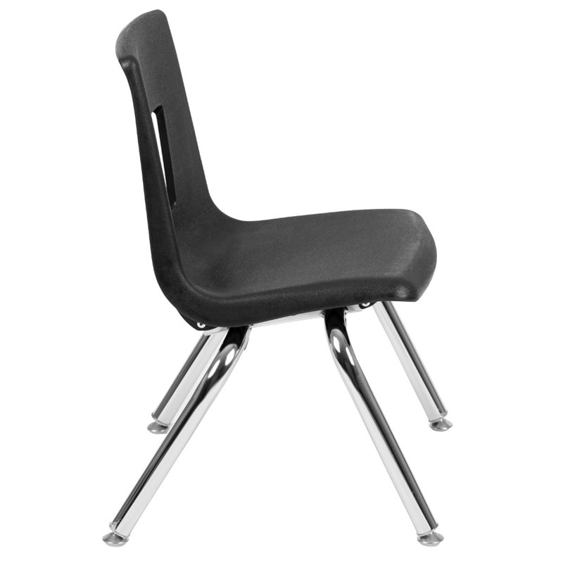 Flash Furniture 12In. Student Stack Chair In Black