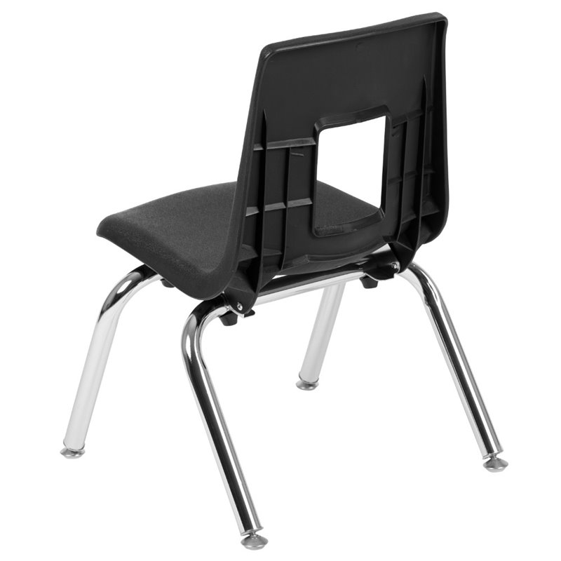 Flash Furniture 12In. Student Stack Chair In Black