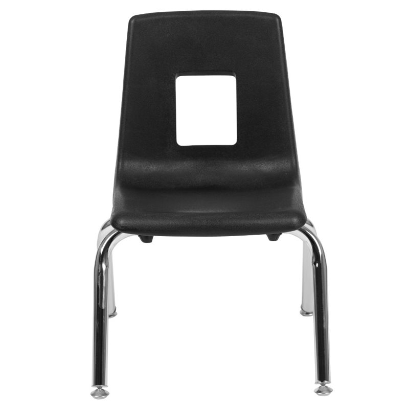 Flash Furniture 12In. Student Stack Chair In Black