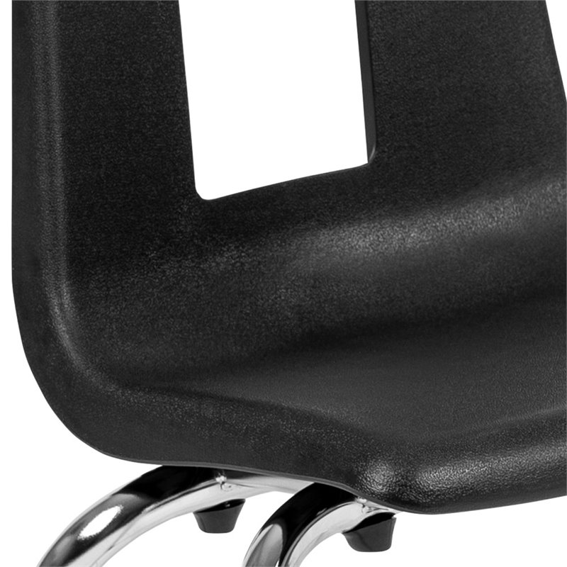 Flash Furniture 12In. Student Stack Chair In Black