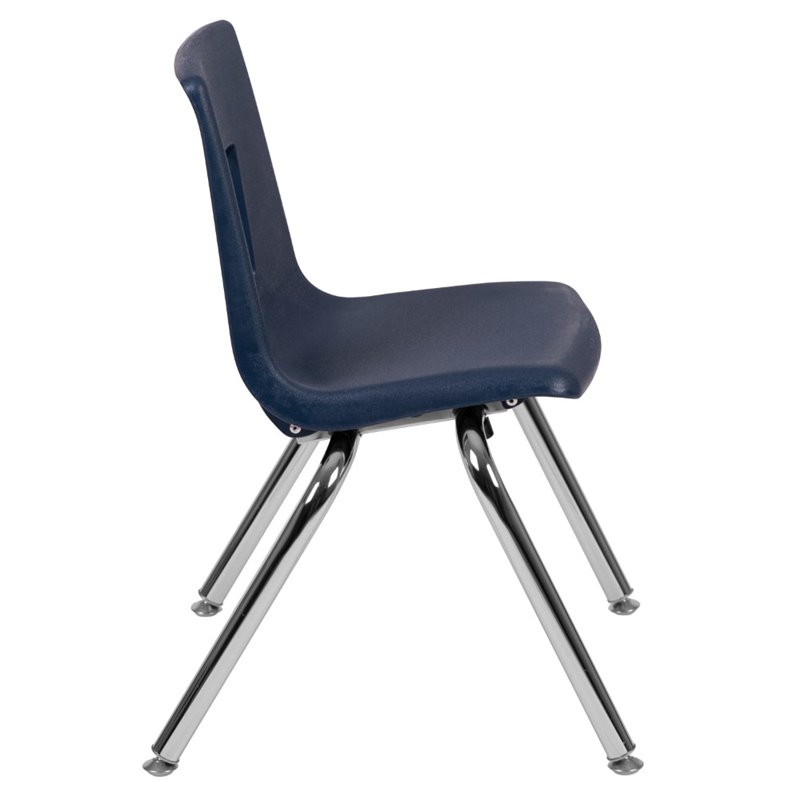 Flash Furniture Advantage Student Stack School Chair - 14-Inch In Navy