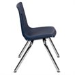 Flash Furniture Advantage Student Stack School Chair - 14-Inch In Navy