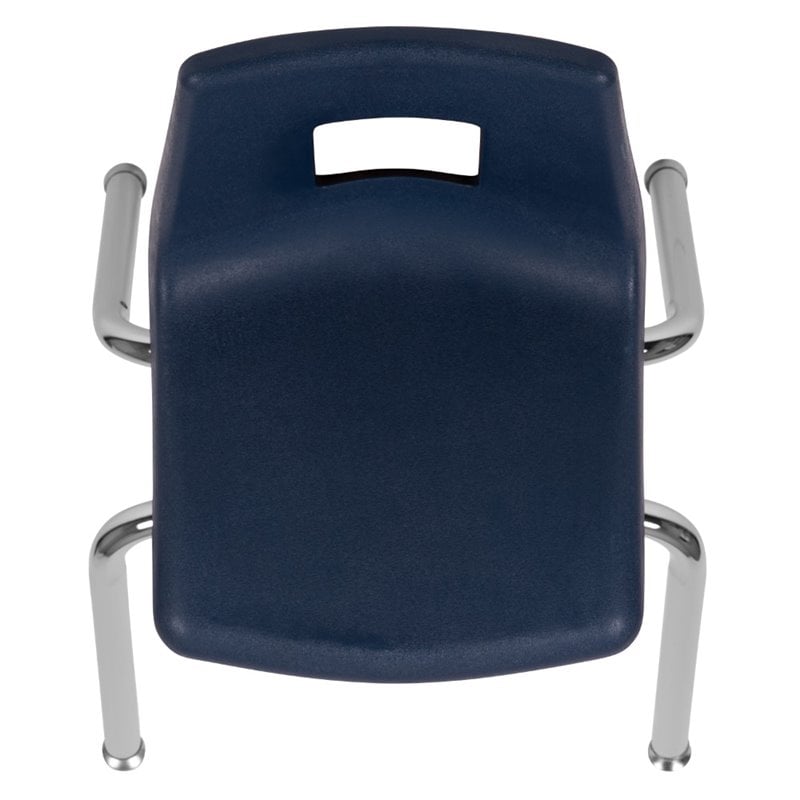 Flash Furniture Advantage Student Stack School Chair - 14-Inch In Navy