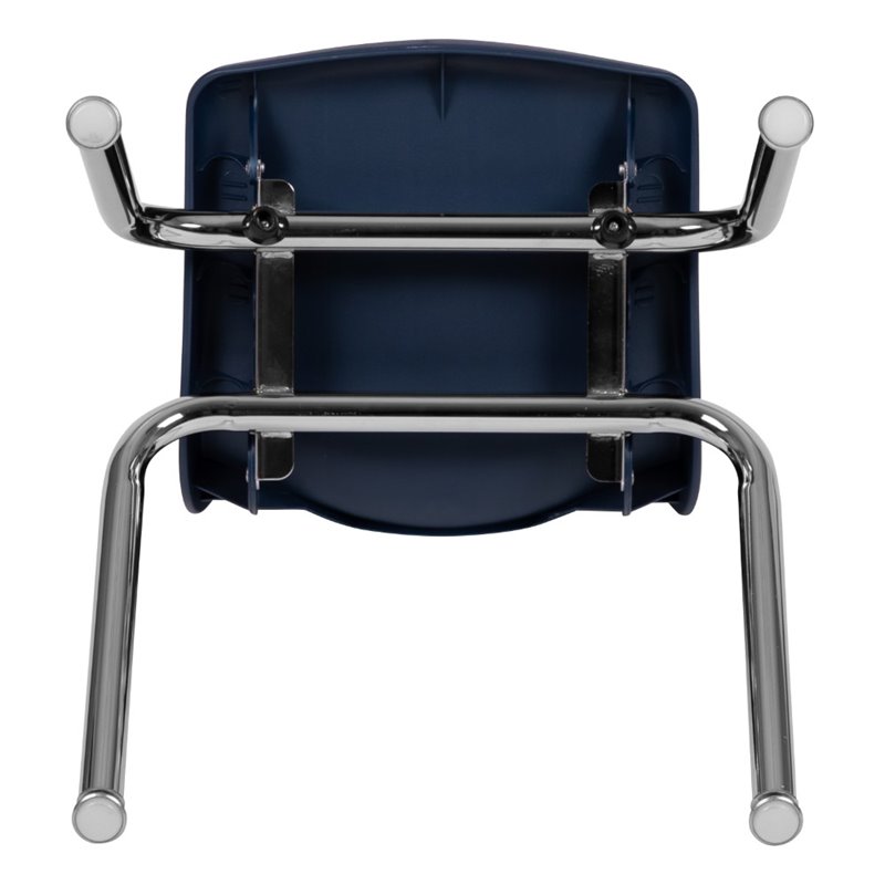 Flash Furniture Advantage Student Stack School Chair - 14-Inch In Navy