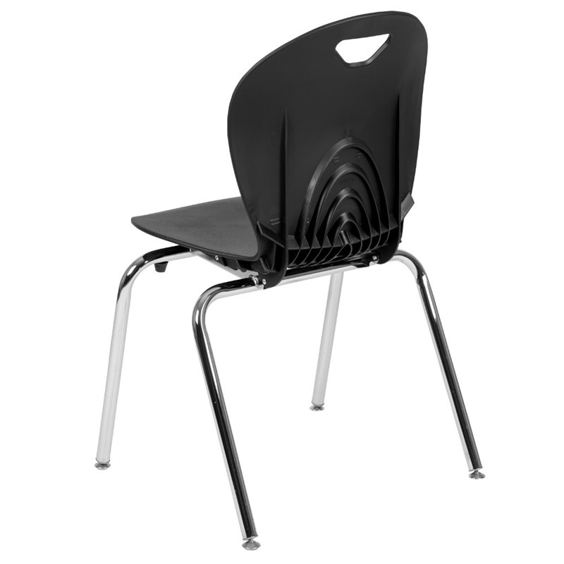 Flash Furniture Titan Student School Chair In Black