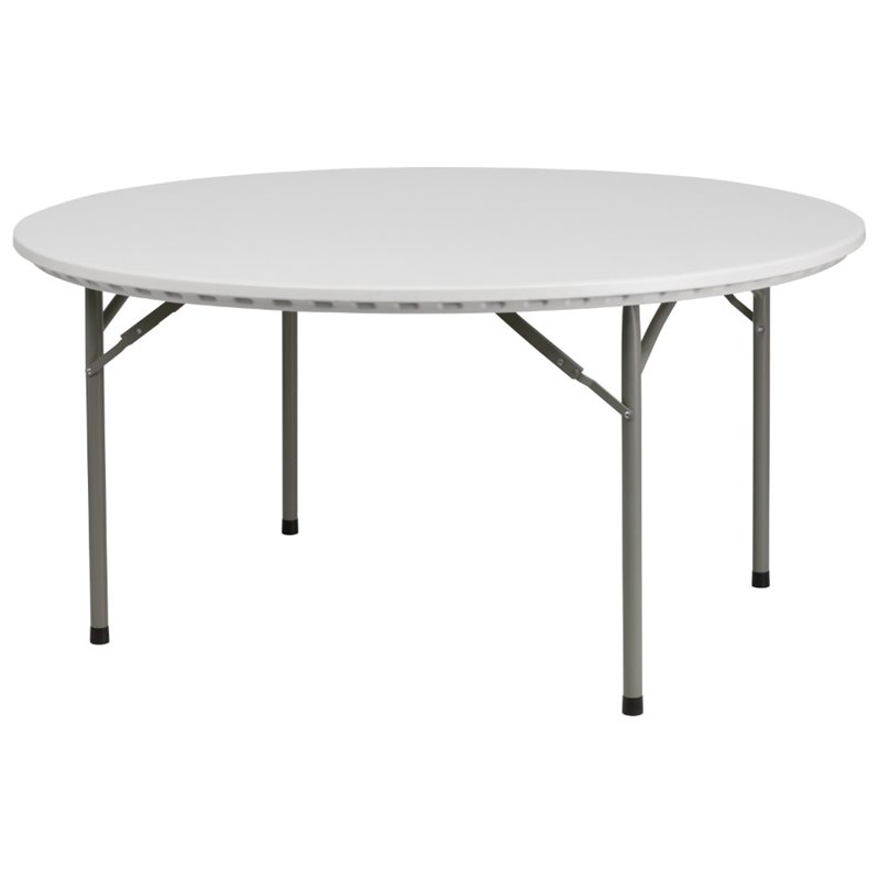 Flash Furniture 60 Round Plastic, 60 Round Plastic Folding Tables