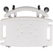 Flash Furniture Hercules Adjustable Plastic Bath and Shower Chair in White