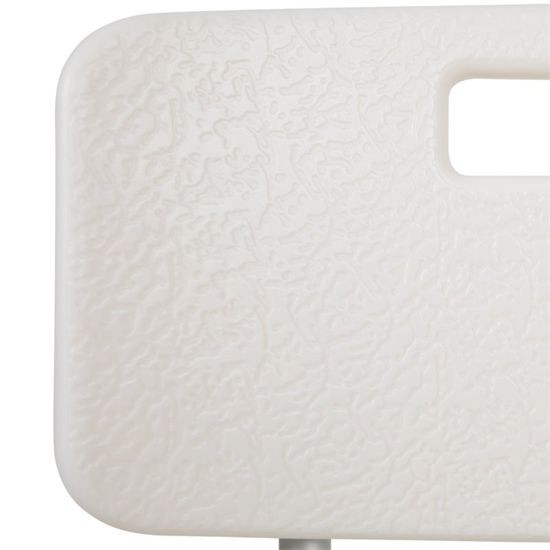 Flash Furniture Hercules Adjustable Plastic Bath and Shower Chair in White