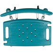 Flash Furniture Hercules Adjustable Plastic Bath and Shower Chair in Teal