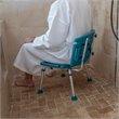 Flash Furniture Hercules Adjustable Plastic Bath and Shower Chair in Teal