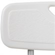 Flash Furniture Hercules Adjustable Plastic Quick Release Bath Chair in White