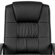 Flash Furniture Fundamentals High Back Leather Office Swivel Chair in Black