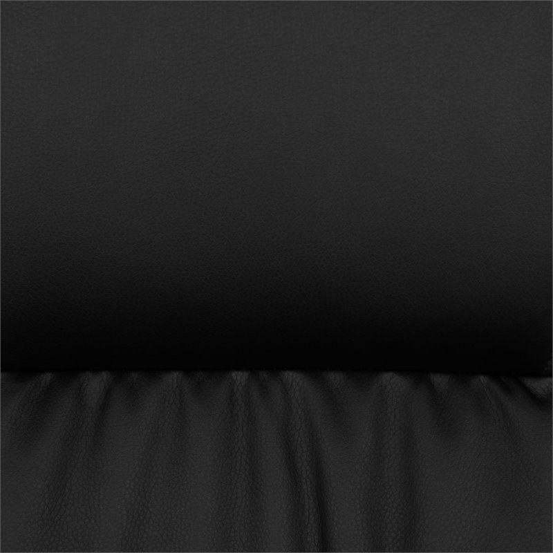 Flash Furniture Fundamentals High Back Leather Office Swivel Chair in Black