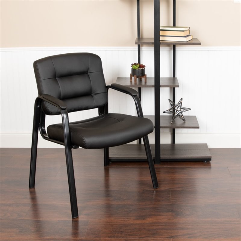 Flash Furniture Fundamentals Executive Guest Chair in Black