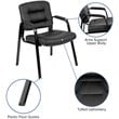 Flash Furniture Fundamentals Executive Guest Chair in Black