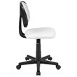 Flash Furniture Fundamentals Pivot Mesh Back Office Swivel Chair in White