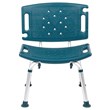 Flash Furniture Hercules Plastic Bath and Shower Chair in Navy