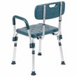 Flash Furniture Hercules Plastic Quick Release Bath Chair in Navy