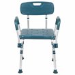 Flash Furniture Hercules Plastic Quick Release Bath Chair in Navy