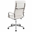 Flash Furniture Metal Leathersoft Ergonomic Office Chair in White