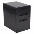 Flash Furniture 3 Piece Work from Home Office Desk Set in Black