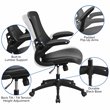 Flash Furniture 3 Piece Work from Home Office Desk Set in Black