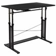Flash Furniture 3 Piece Work from Home Office Desk Set in Black