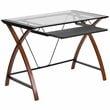 Flash Furniture 3 Piece Work from Home Office Desk Set in Black