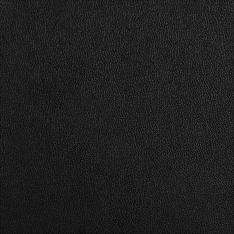 Flash Furniture Leather Adjustable Ergonomic Doctors Stool in Black