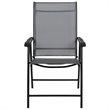 Flash Furniture Folding Portable Patio Sling Chair in Black (Set of 2)