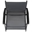 Flash Furniture Folding Portable Patio Sling Chair in Black (Set of 2)