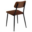 Flash Furniture Wooden Dining Side Chair in Mahogany (Set of 2)
