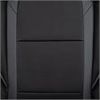 Flash Furniture Leather Ergonomic Swivel Gaming Chair in Black and Gray