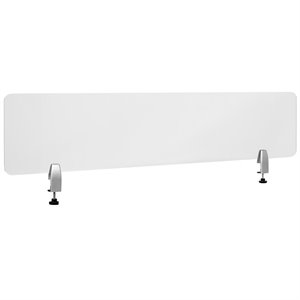 Flash Furniture 12&quot x 55&quot Clear Plastic Desk Partition