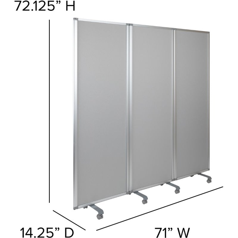 Flash Furniture 3 Panel 72