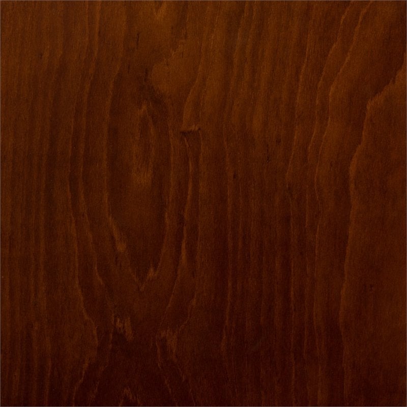 Flash Furniture Rustic Industrial Steel Frame Wooden Bar Stool in Mahogany