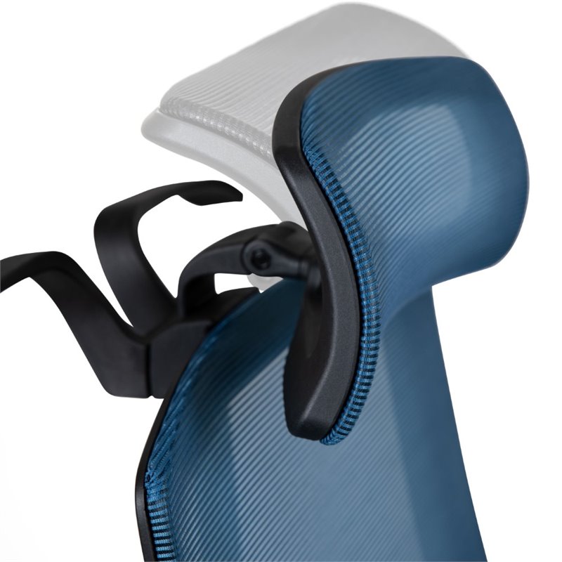 Flash Furniture High Back Ergonomic Mesh Office Swivel Chair in Blue and Black