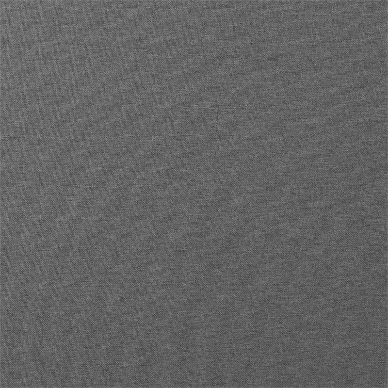 Flash Furniture Fabric Upholstered Full Metal Panel Headboard in Dark Gray