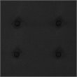 Flash Furniture Fabric Tufted Full Metal Panel Headboard in Black