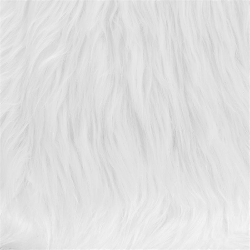 Flash Furniture Shaggy Dog Kids Playroom Chair in White