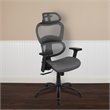 Flash Furniture High Back Ergonomic Mesh Office Swivel Chair in Gray