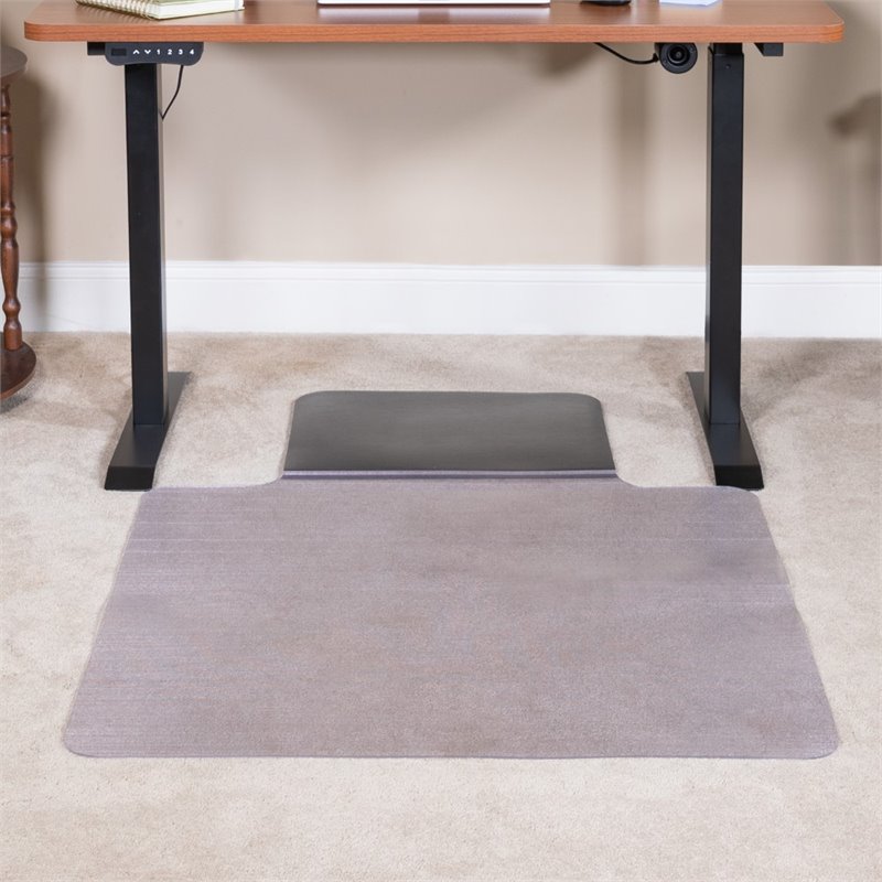 Flash Furniture Ergonomic Sit or Stand Chair Mat with Hinged Cushioned Mat