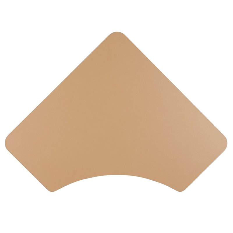 Flash Furniture Triangonal Collaborative Adjustable Student Desk in Natural