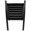 Flash Furniture Winston All-Weather Patio Rocking Chair in Black (Set of 2)